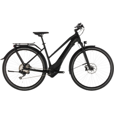 Bicicletta da Viaggio Elettrica CUBE KATHMANDU HYBRID SL 500 TRAPEZ Donna Nero 2019 0